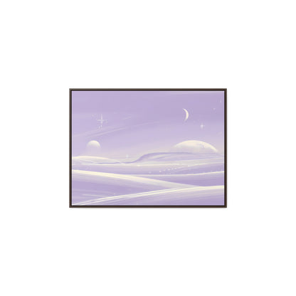 Ethereal Moonscape - Gallery Canvas Wraps, Horizontal Frame