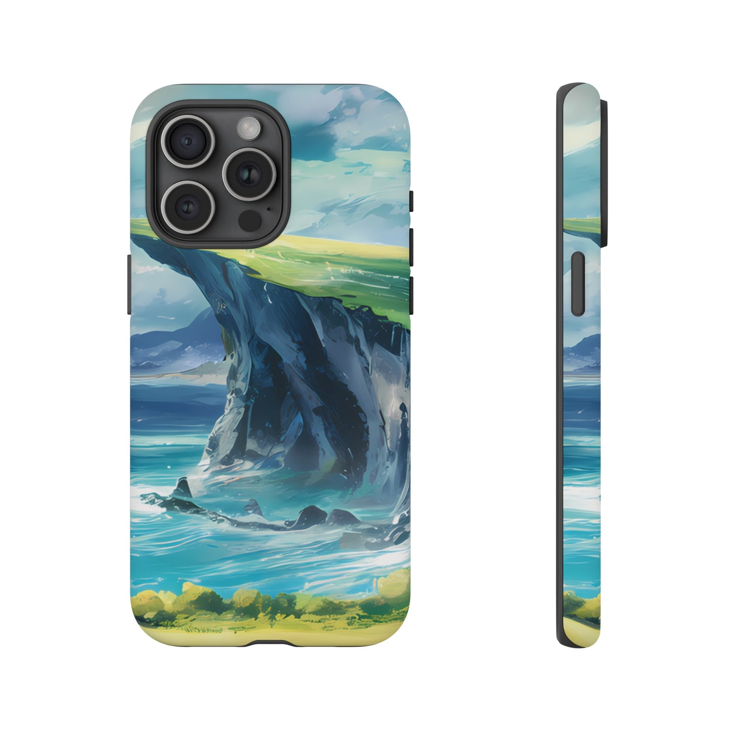 Anime Cliff by the Sea - Smartphone Tough Cases