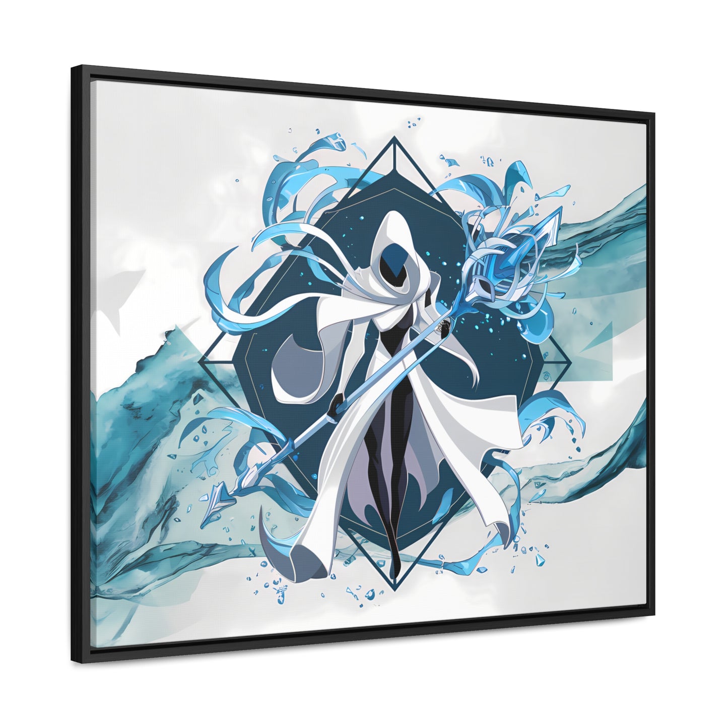 Ethereal Sentinel of the Tides - Gallery Canvas Wraps, Horizontal Frame