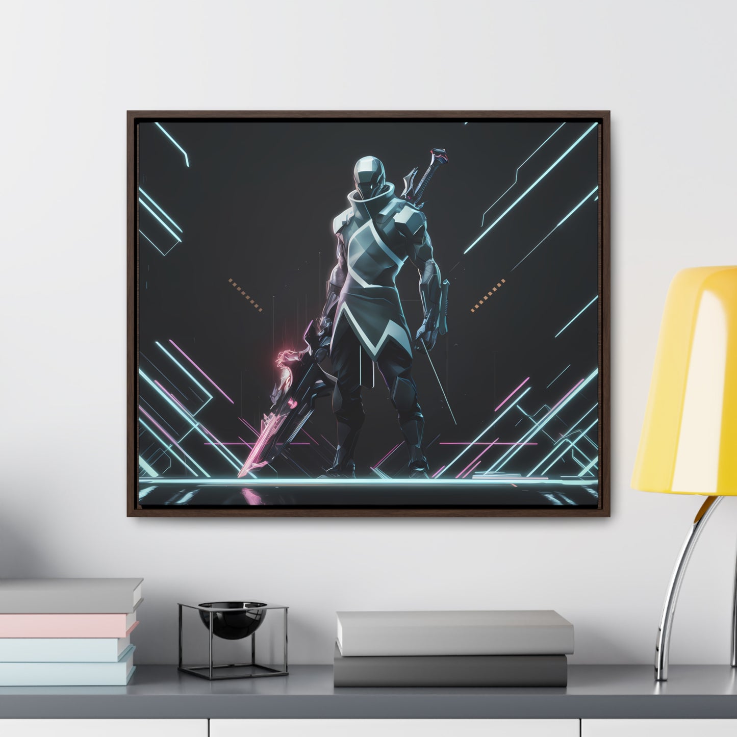 Cybernetic Vanguard - Gallery Canvas Wraps, Horizontal Frame