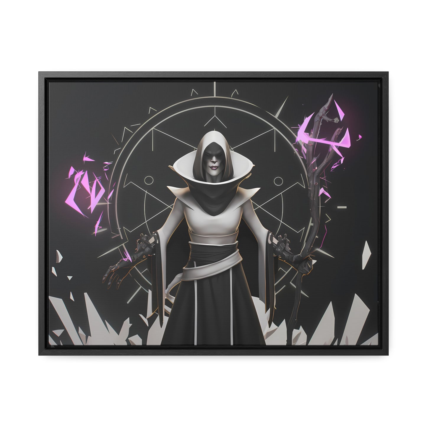 Veil of the Arcane Wraith - Gallery Canvas Wraps, Horizontal Frame