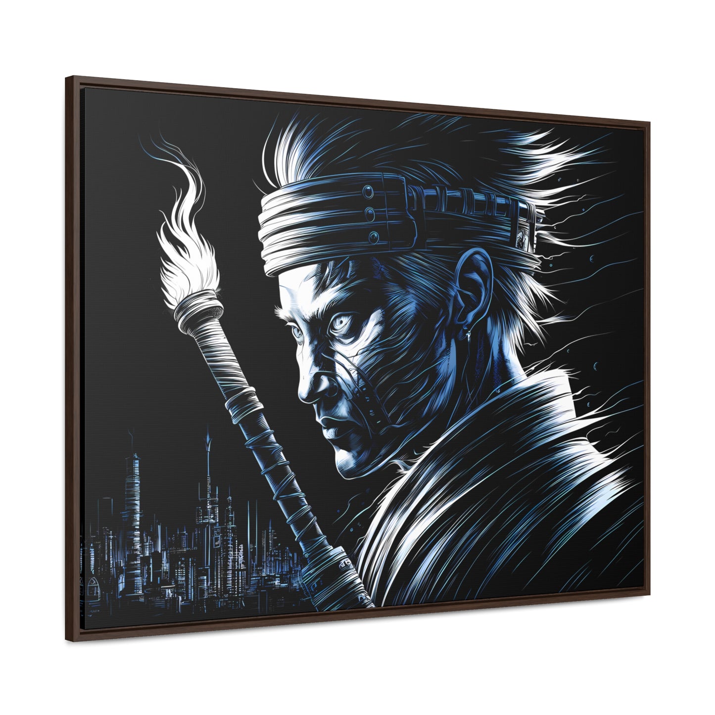 Shadow of the Eternal Flame - Gallery Canvas Wraps, Horizontal Frame