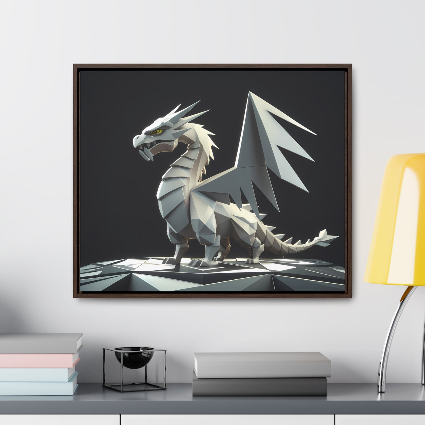 The Silver Sentinel - Gallery Canvas Wraps, Horizontal Frame