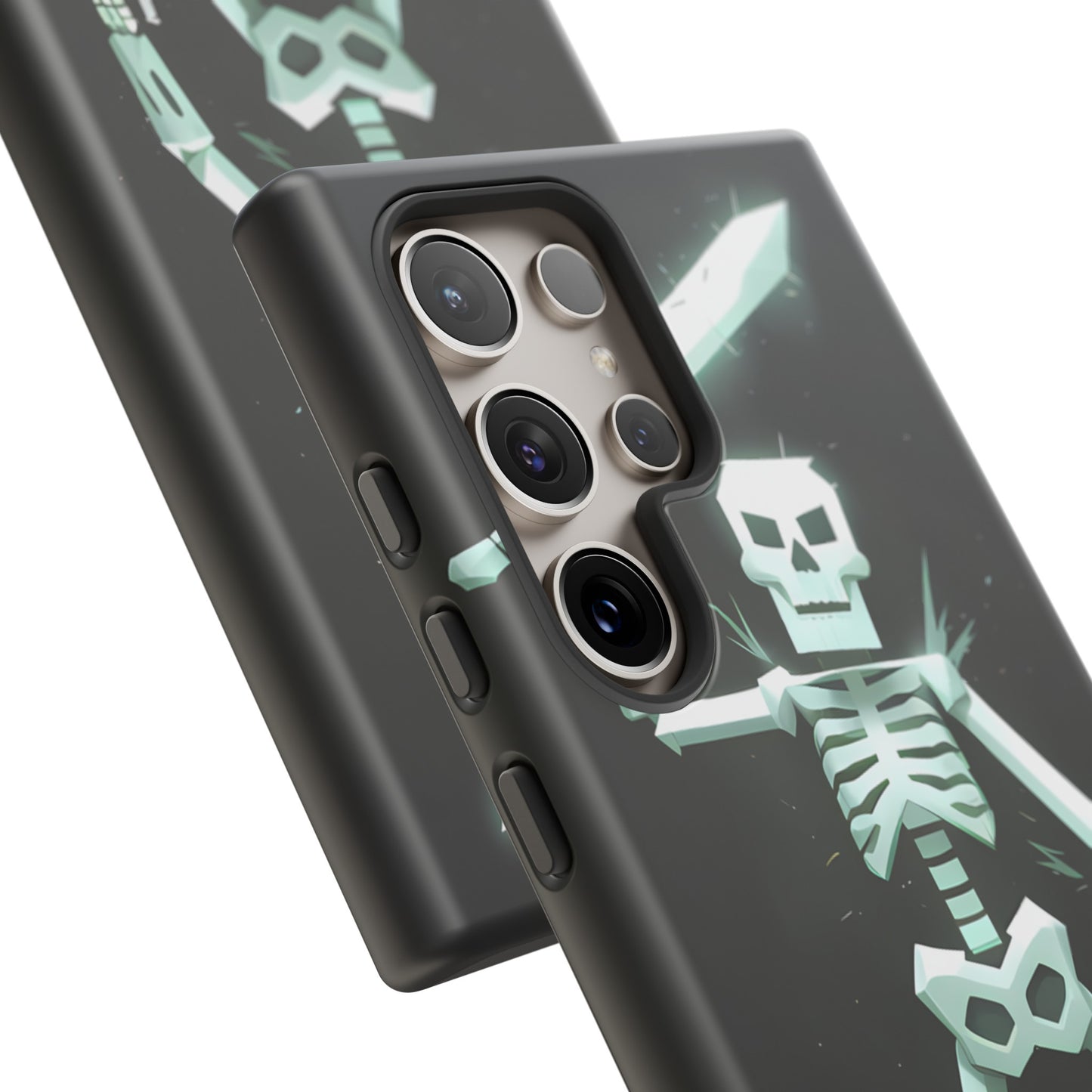 Geometric Skeleton Swordsman - Smartphone Tough Cases