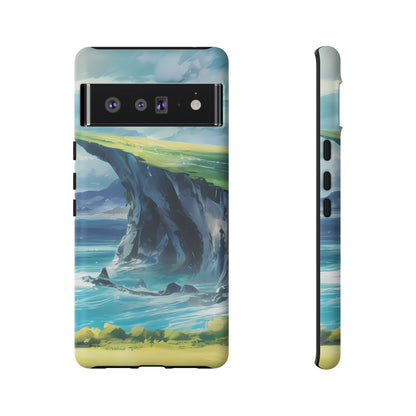 Anime Cliff by the Sea - Smartphone Tough Cases