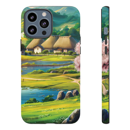 Idyllic Anime Village - Smartphone Tough Cases