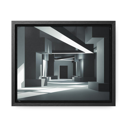 Echoes of Geometry - Gallery Canvas Wraps, Horizontal Frame