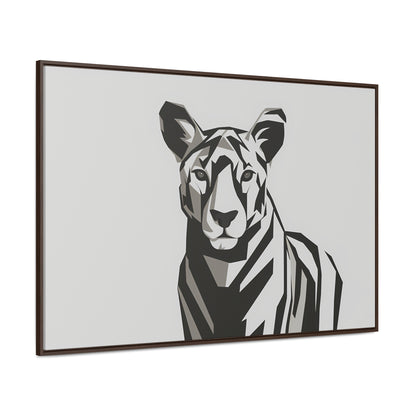 "Monochrome Majesty" - Gallery Canvas Wraps, Horizontal Frame