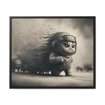 March of the Determined - Gallery Canvas Wraps, Horizontal Frame