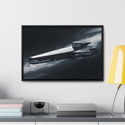 Starship of the Void - Gallery Canvas Wraps, Horizontal Frame