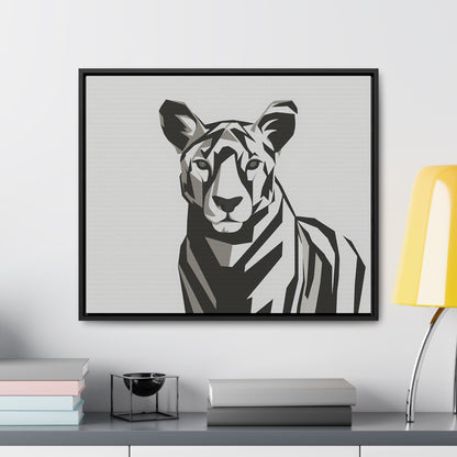 "Monochrome Majesty" - Gallery Canvas Wraps, Horizontal Frame