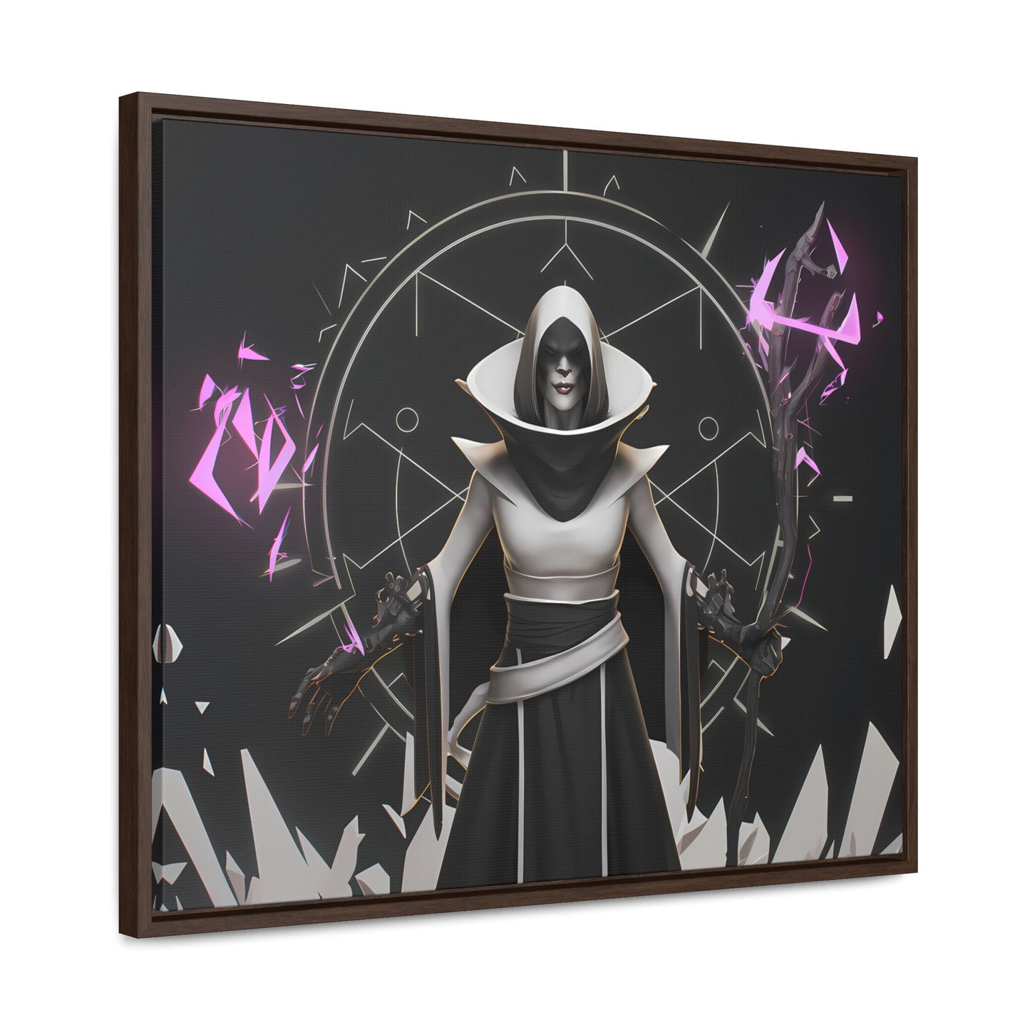 Veil of the Arcane Wraith - Gallery Canvas Wraps, Horizontal Frame