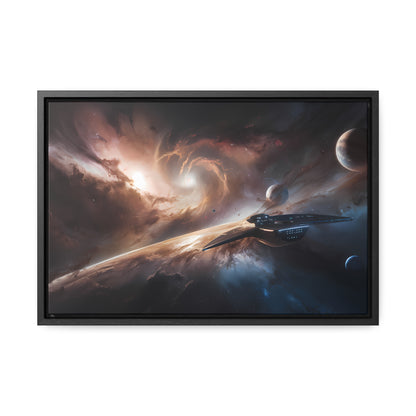 Voyage Through the Maelstrom of Stars - Gallery Canvas Wraps, Horizontal Frame