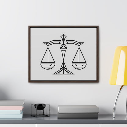 Balance of Justice - Gallery Canvas Wraps, Horizontal Frame