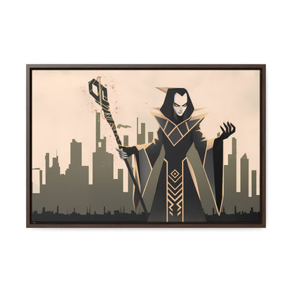 Shadow Sovereign of the Forsaken City - Gallery Canvas Wraps, Horizontal Frame