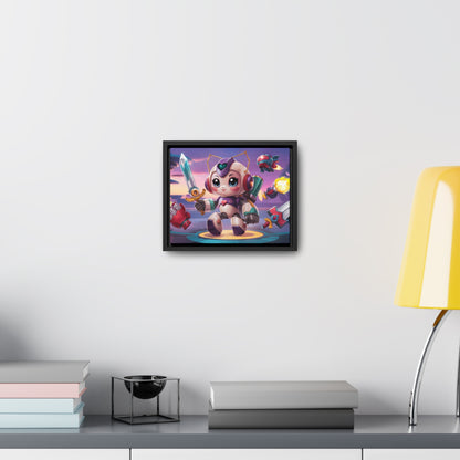 Battle Bot Hero - Gallery Canvas Wraps, Horizontal Frame