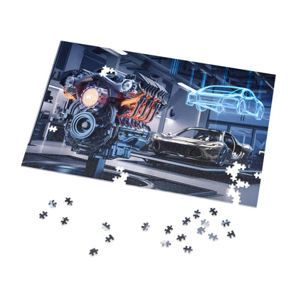 Fusion of Innovation: The Future of Automotive Engineering - Jigsaw Puzzle (30, 110, 252, 500,1000-Piece)