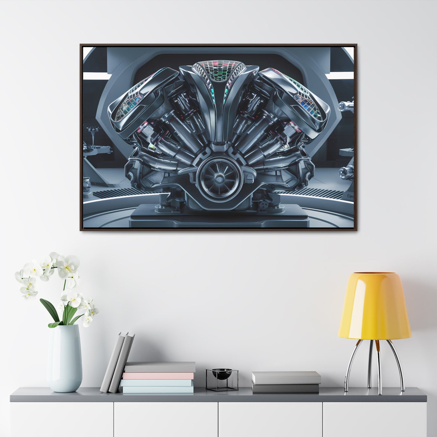 Engine of the Future - Gallery Canvas Wraps, Horizontal Frame