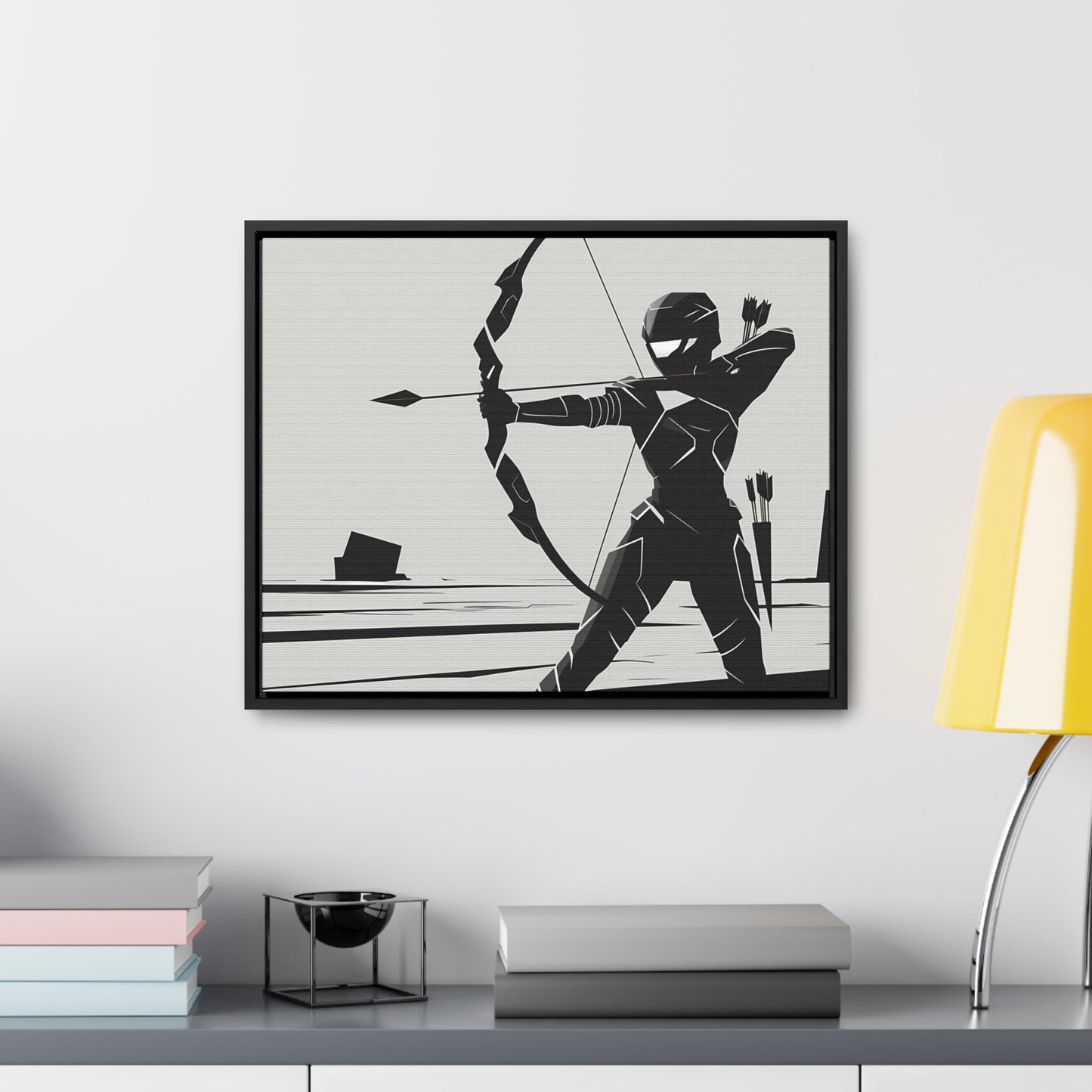 Silent Hunter - Gallery Canvas Wraps, Horizontal Frame