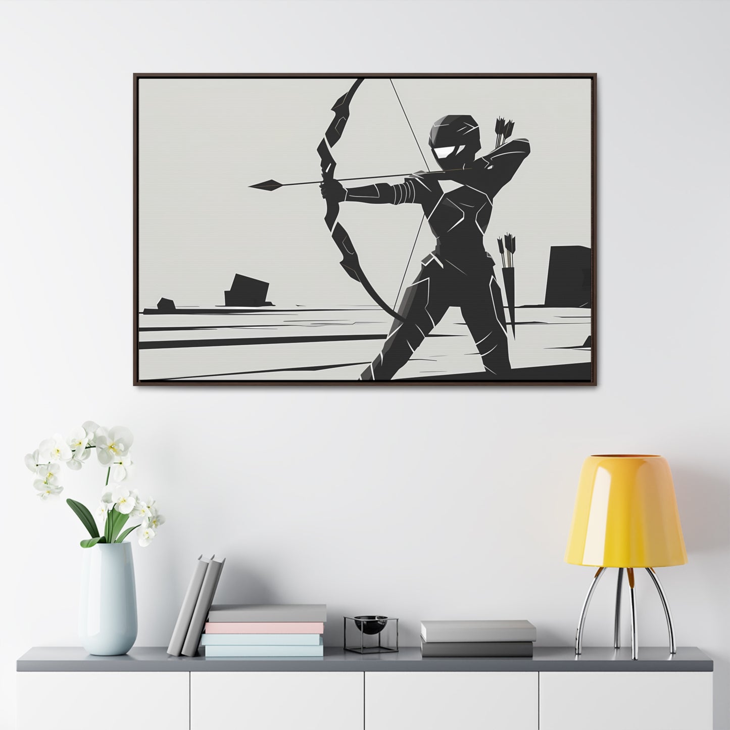 Silent Hunter - Gallery Canvas Wraps, Horizontal Frame