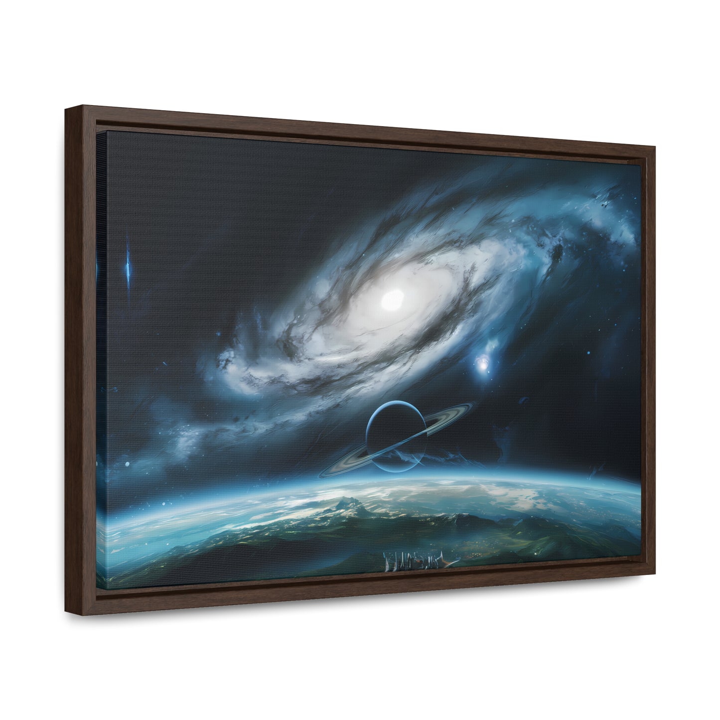 Celestial Spiral - Gallery Canvas Wraps, Horizontal Frame