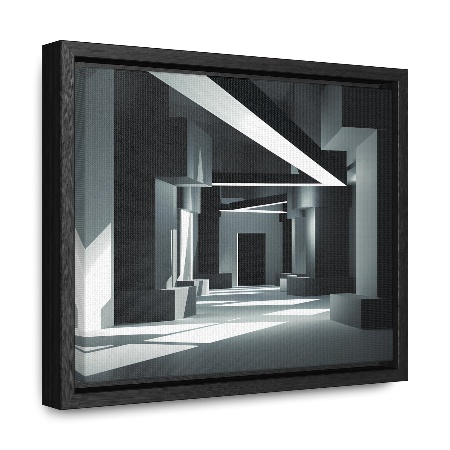 Echoes of Geometry - Gallery Canvas Wraps, Horizontal Frame