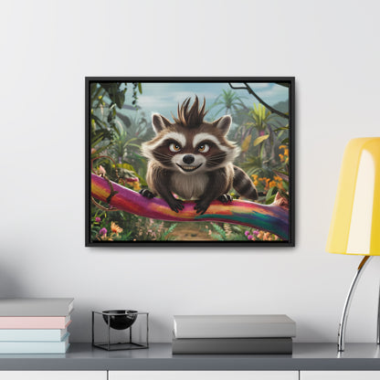 Jungle Mischief - Gallery Canvas Wraps, Horizontal Frame