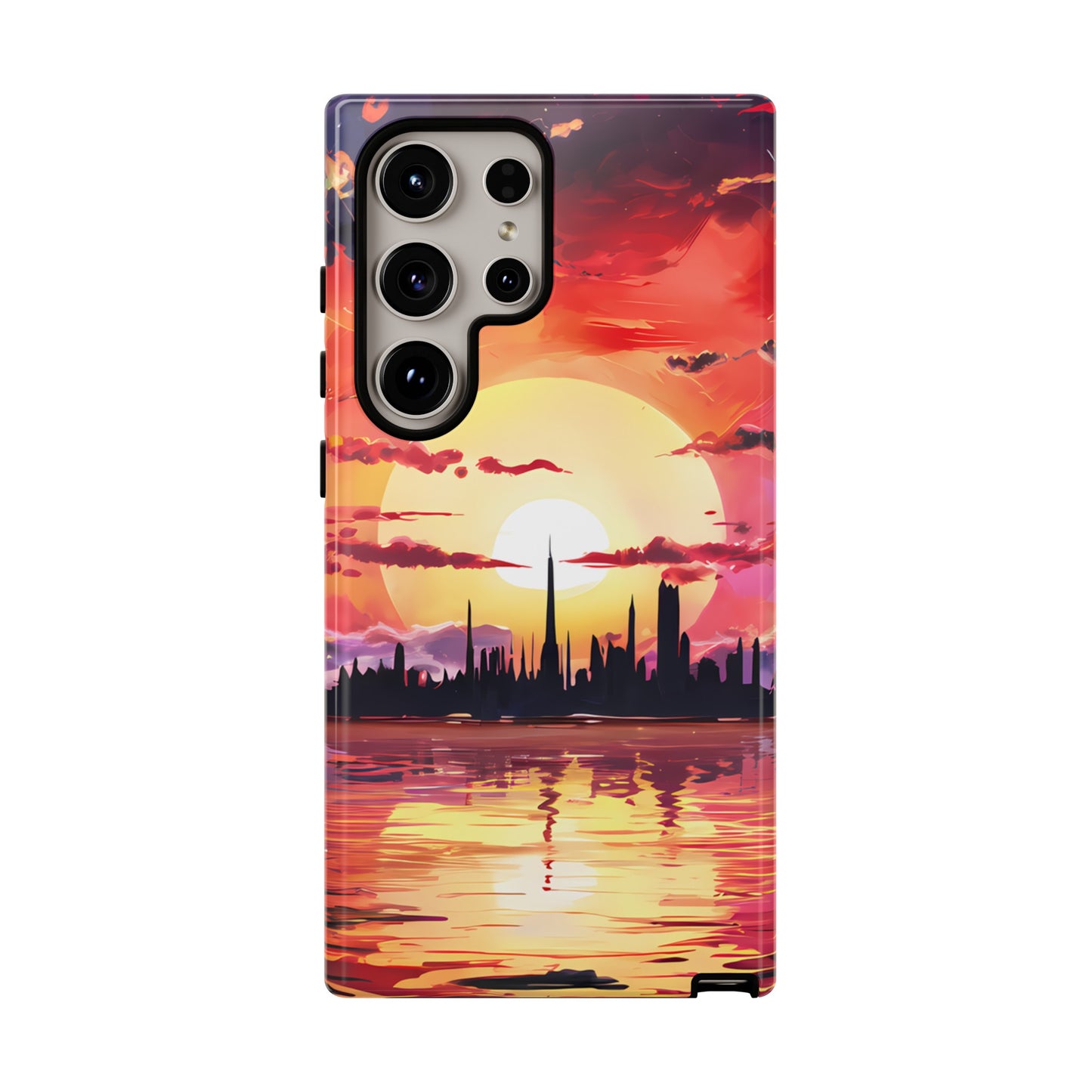 Anime Island City - Smartphone Tough Cases