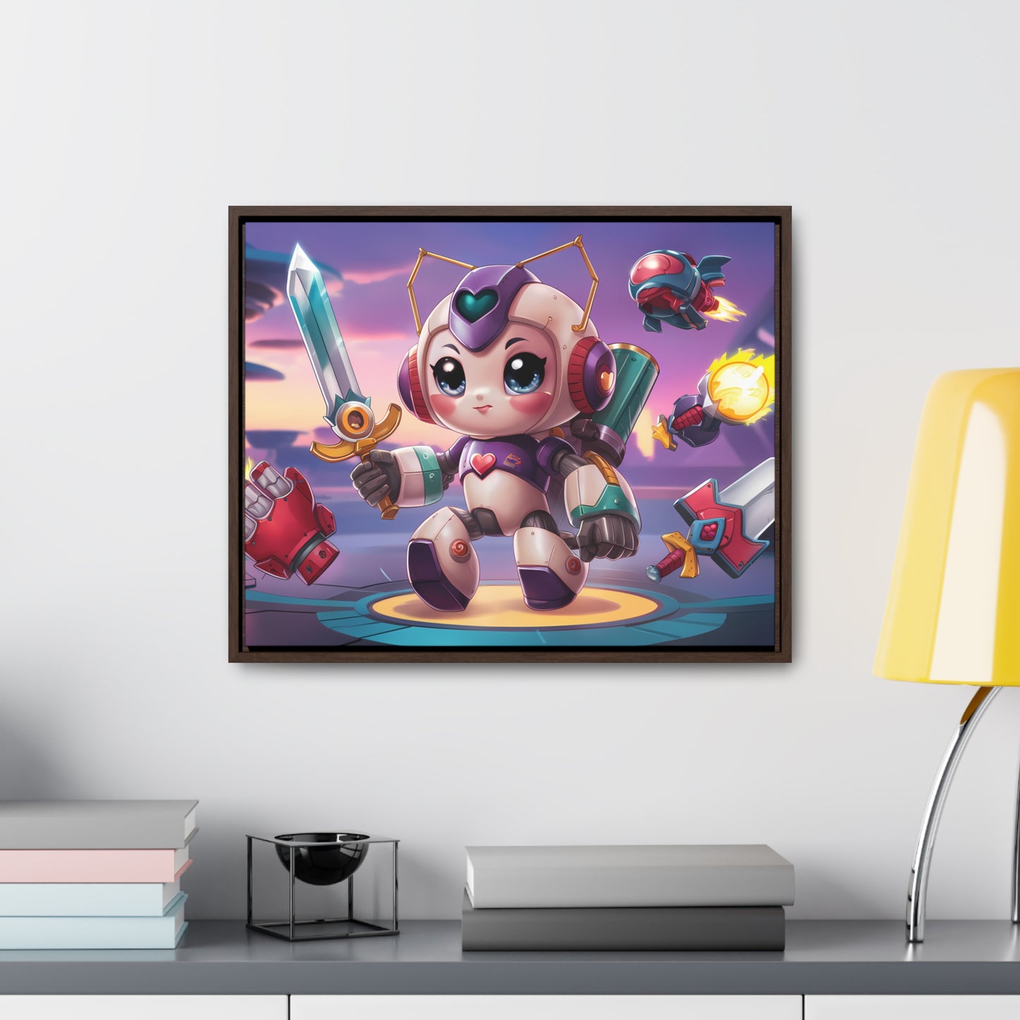 Battle Bot Hero - Gallery Canvas Wraps, Horizontal Frame