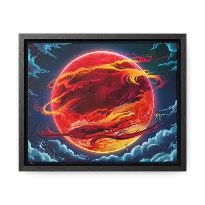 Eclipse of the Eternal Phoenix - Gallery Canvas Wraps, Horizontal Frame