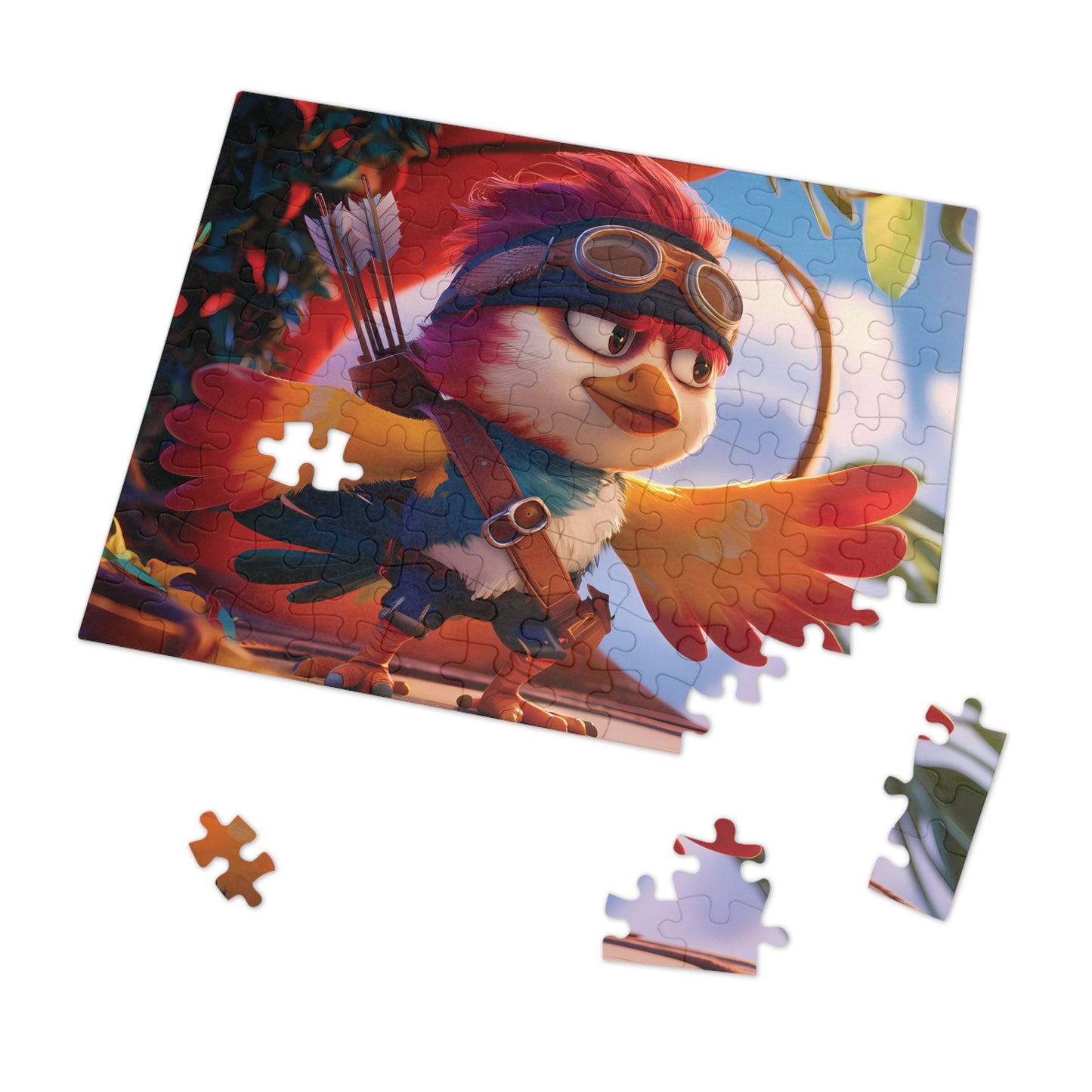 Cute hunting Bird - Jigsaw Puzzle (30, 110, 252, 500,1000-Piece)