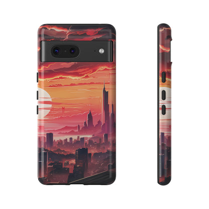 Anime City at Dawn - Smartphone Tough Cases