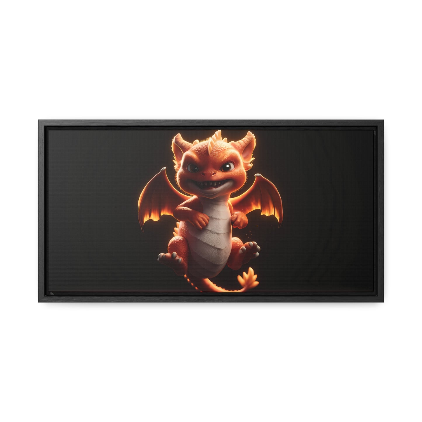 Fiery Mischief - Gallery Canvas Wraps, Horizontal Frame