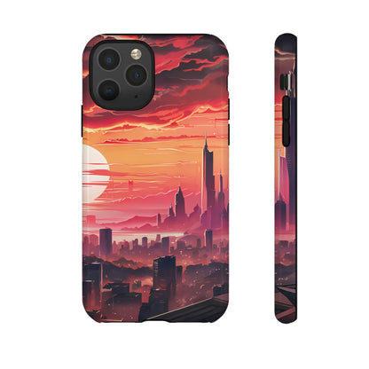 Anime City at Dawn - Smartphone Tough Cases