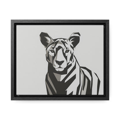 "Monochrome Majesty" - Gallery Canvas Wraps, Horizontal Frame