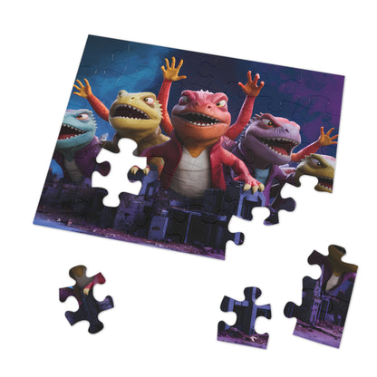 Lizard Band Invasion - Jigsaw Puzzle (30, 110, 252, 500,1000-Piece)