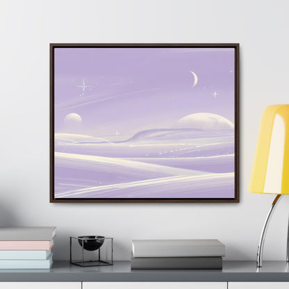 Ethereal Moonscape - Gallery Canvas Wraps, Horizontal Frame