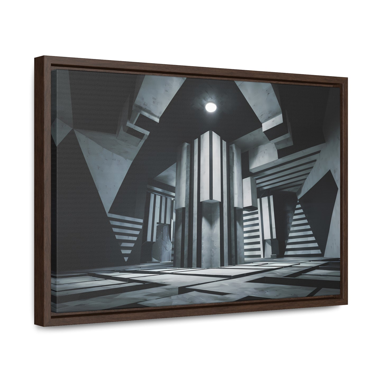 The Geometry of Shadows - Gallery Canvas Wraps, Horizontal Frame