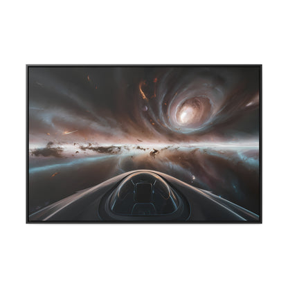 Journey Through the Celestial Abyss - Gallery Canvas Wraps, Horizontal Frame