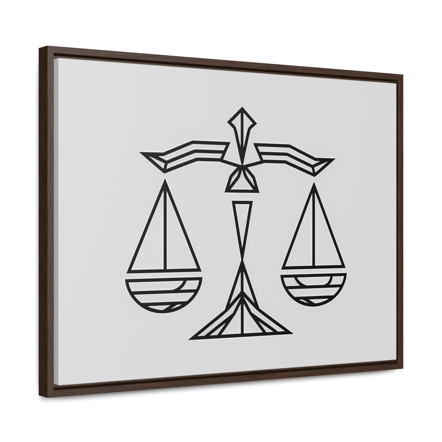 Balance of Justice - Gallery Canvas Wraps, Horizontal Frame