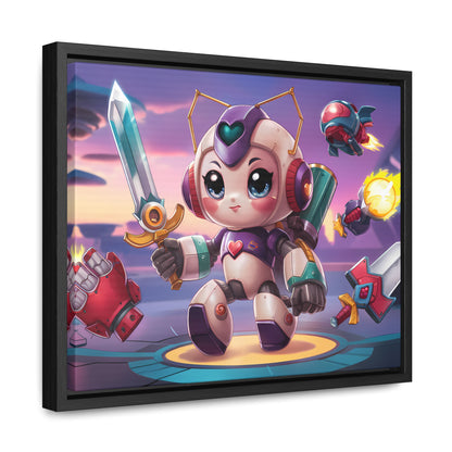 Battle Bot Hero - Gallery Canvas Wraps, Horizontal Frame