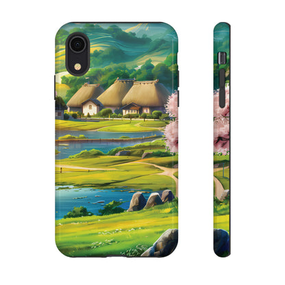 Idyllic Anime Village - Smartphone Tough Cases