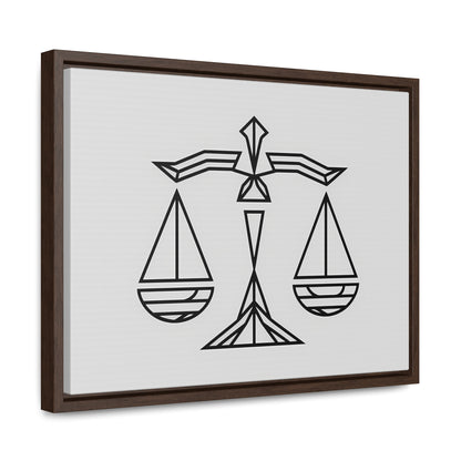 Balance of Justice - Gallery Canvas Wraps, Horizontal Frame