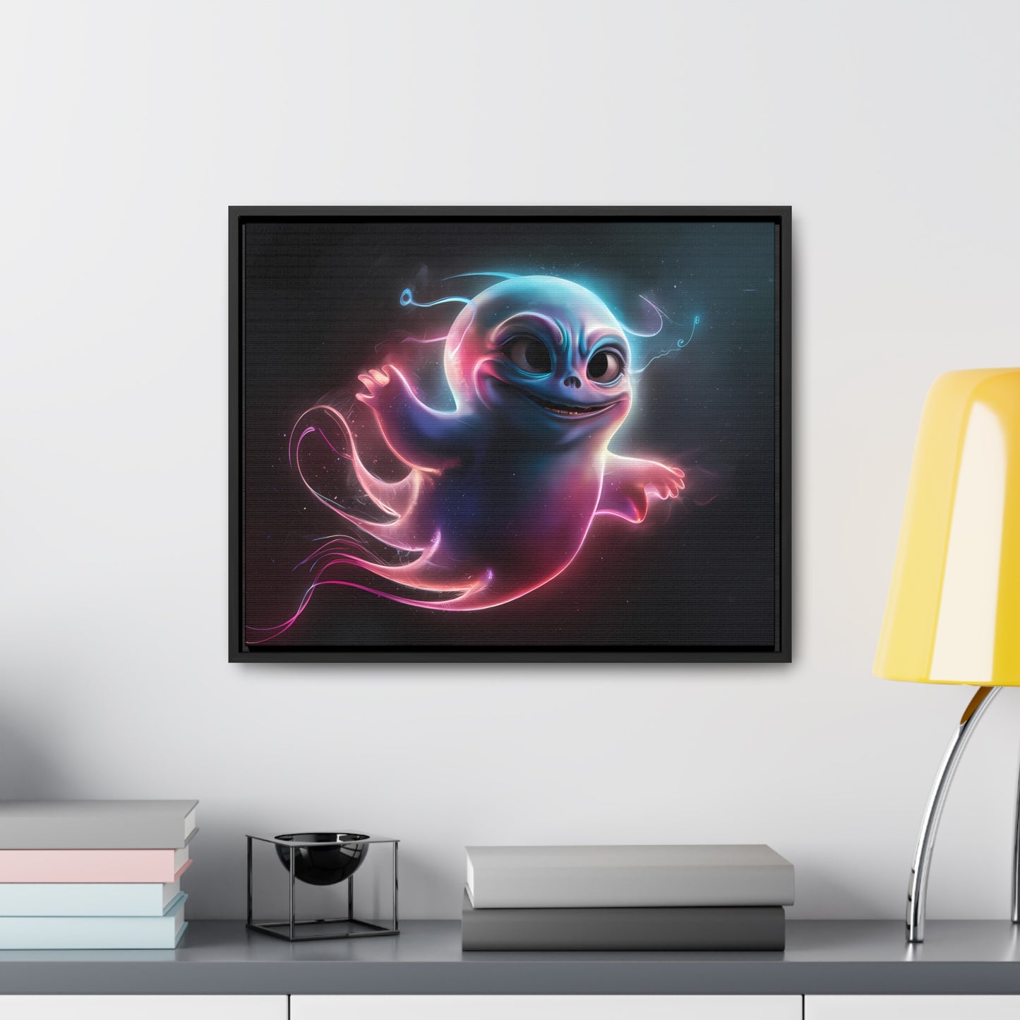 Neon Ghostling - Gallery Canvas Wraps, Horizontal Frame