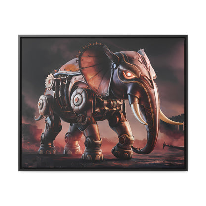 "Mechanized Titan of the Wasteland" - Gallery Canvas Wraps, Horizontal Frame