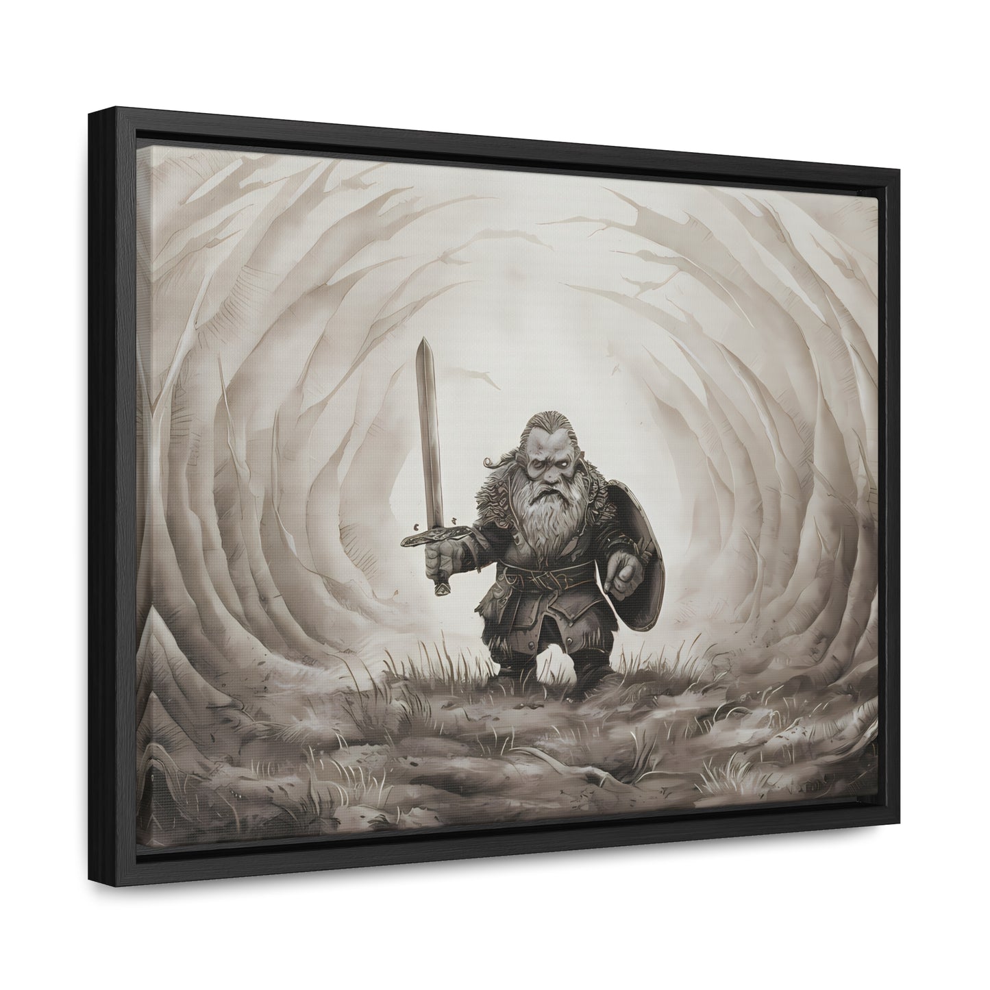 Defender of the Hollowed Path - Gallery Canvas Wraps, Horizontal Frame