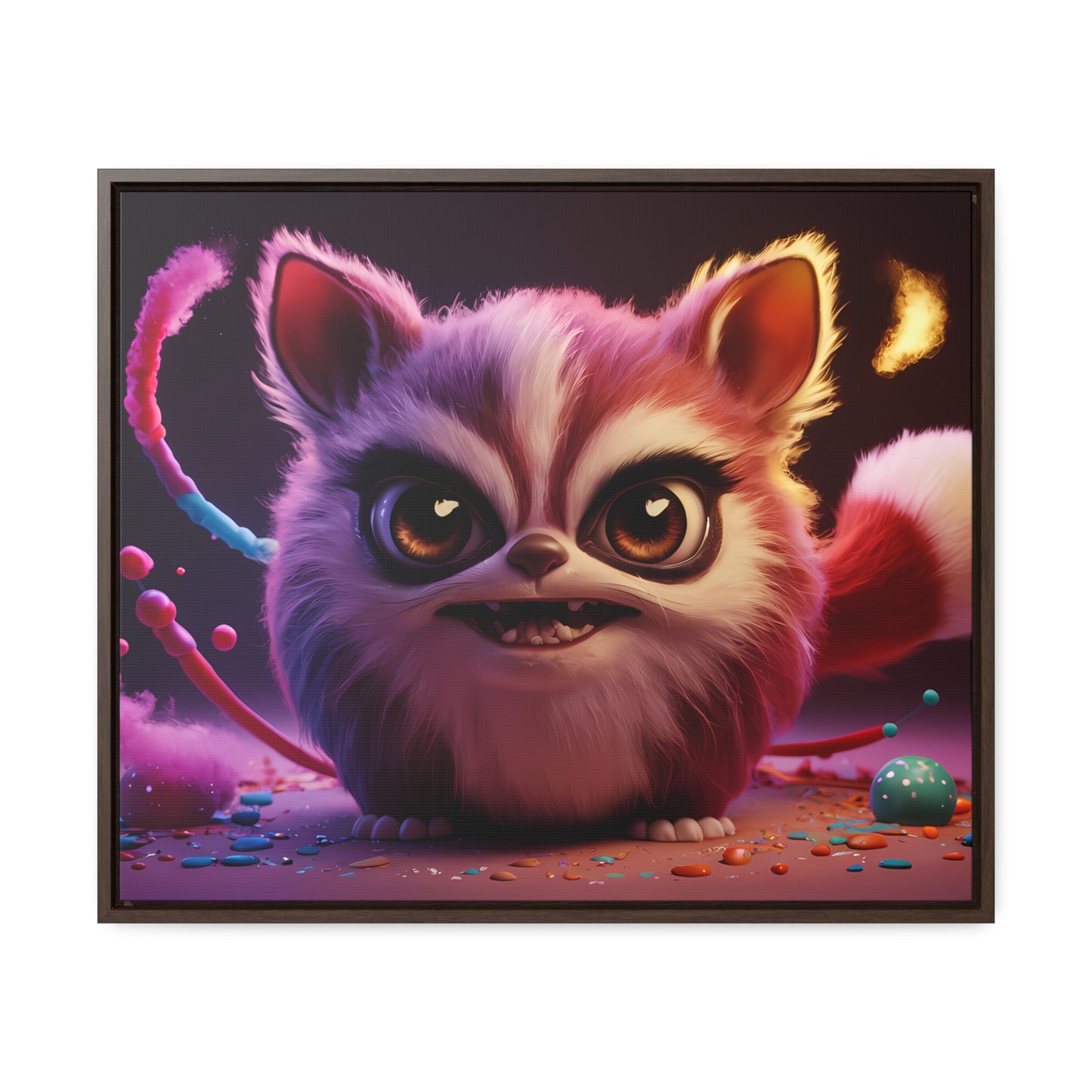 Cosmic Candy Critter - Gallery Canvas Wraps, Horizontal Frame