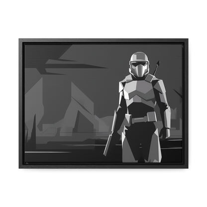 The Lone Protector - Gallery Canvas Wraps, Horizontal Frame