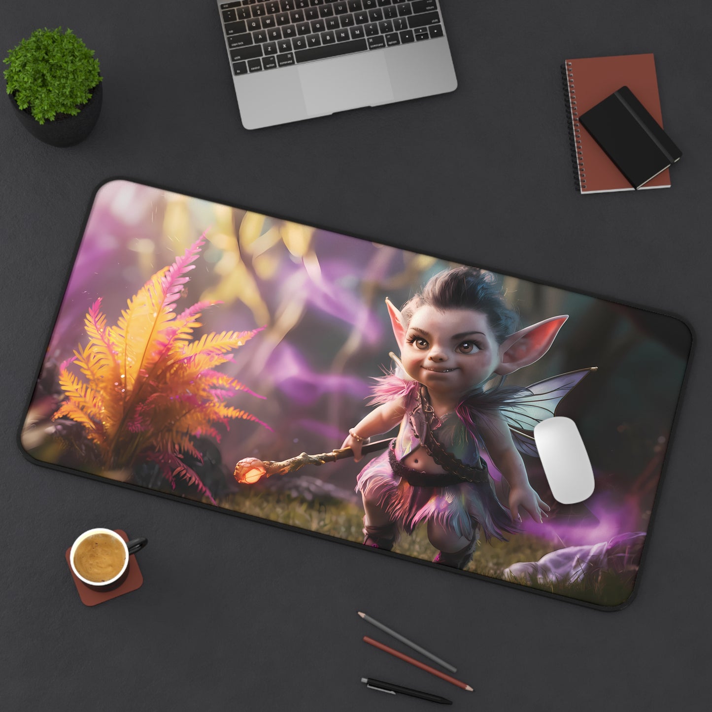 Cute magical Fairy- Desk Mat