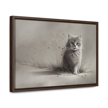 Whiskers in the Wind - Gallery Canvas Wraps, Horizontal Frame